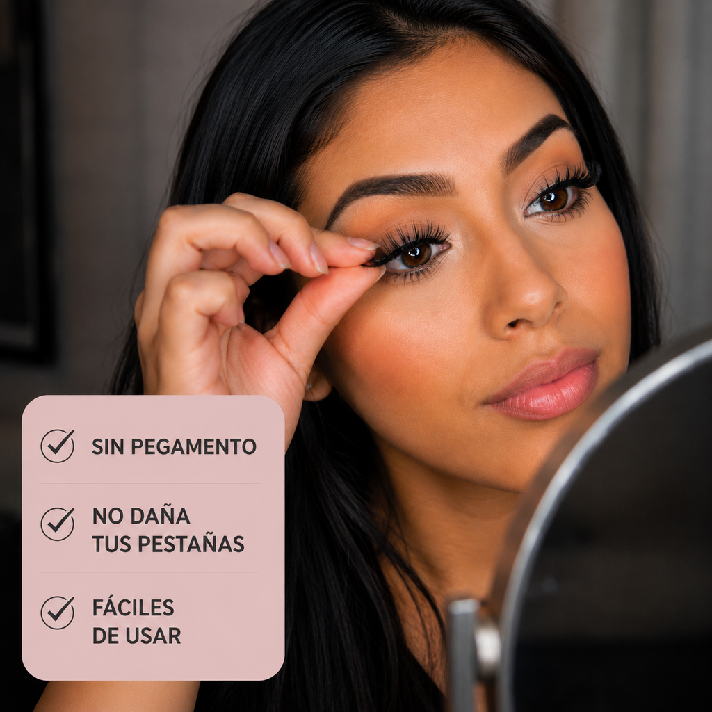 Pestañas Magnéticas – Sin Pegamento
